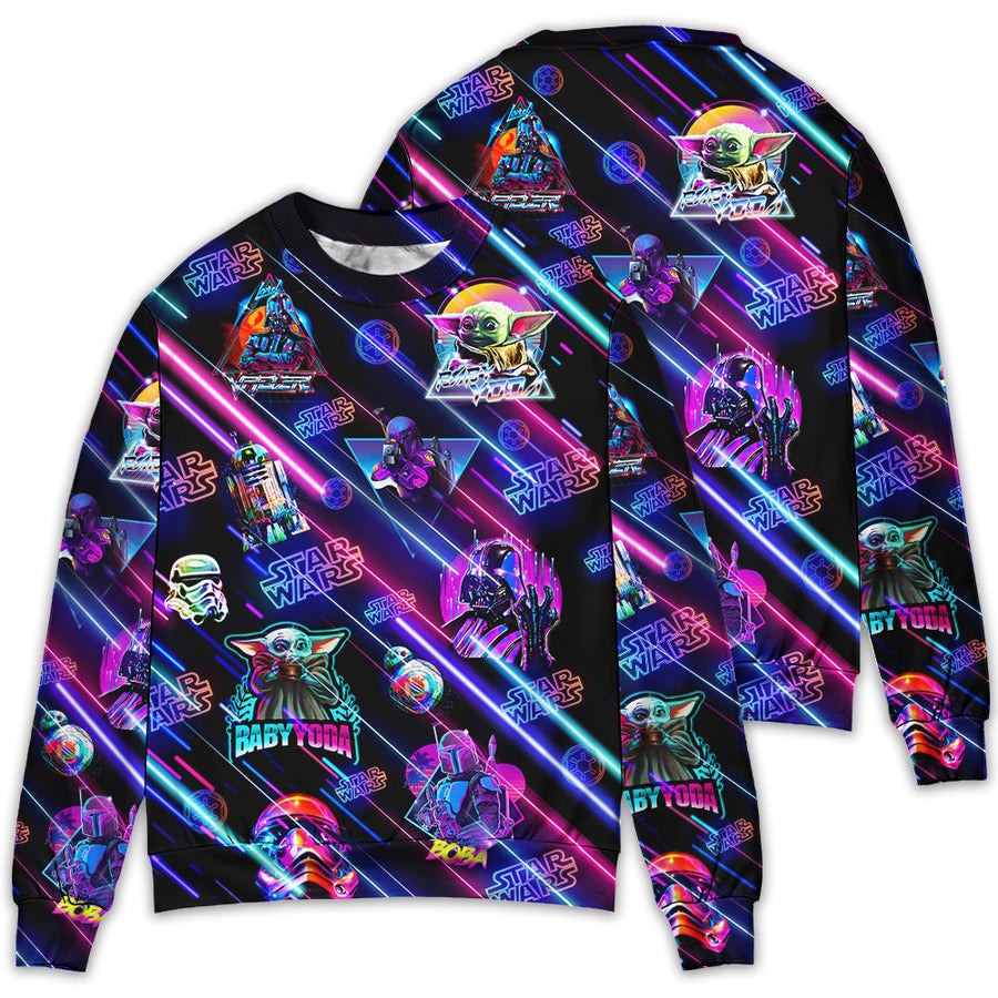 Star Wars Neon All Star Style - Sweater