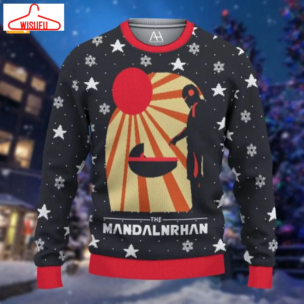 Star Wars The Mandalnrhan Ugly Christmas Sweater