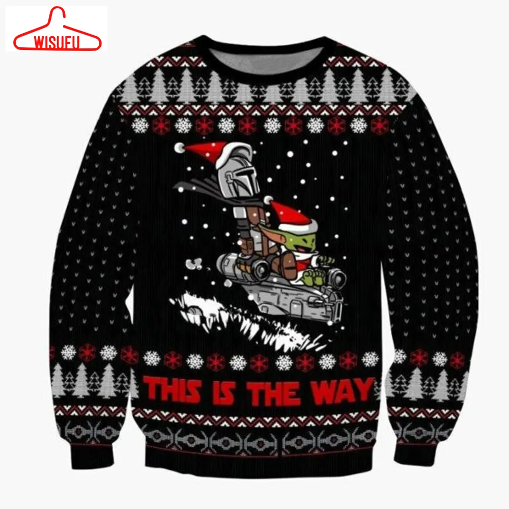 Star Wars This Is The Way Baby Yoda Sw Ugly Sweater, Christmas Gift, Star Wars This Is The Way Baby Yoda Sw Ugly Christmas Sweater