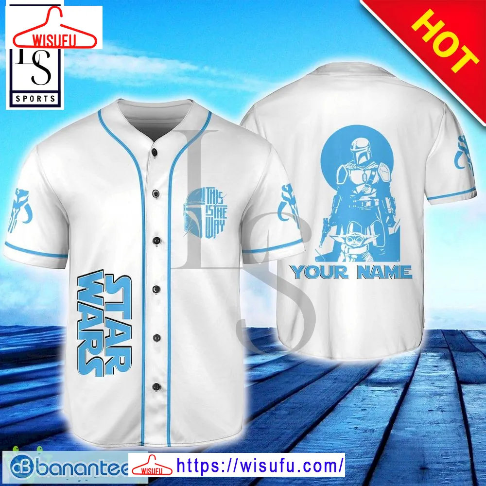 Star Wars This Is The Way Custom Name Baseball Jersey, New Fashion Gifts