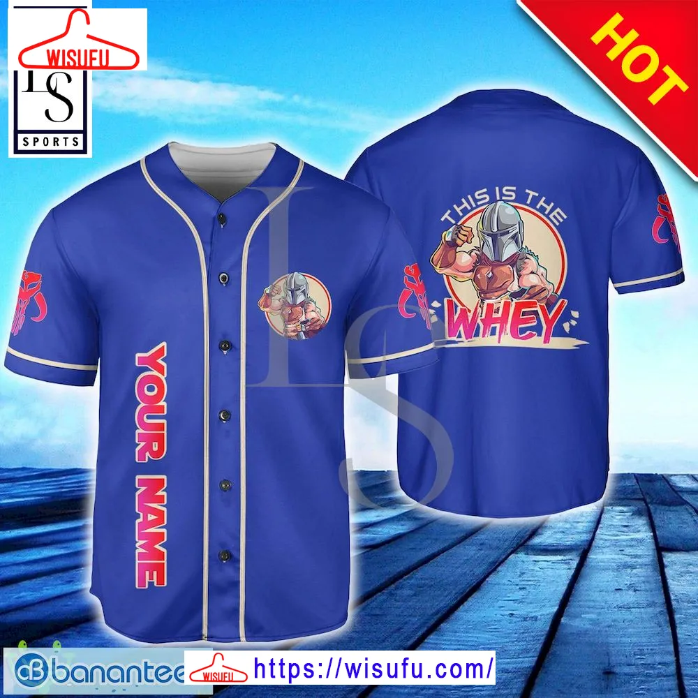 Star Wars This Is The Whey Custom Name Baseball Jersey, New Fashion Gifts