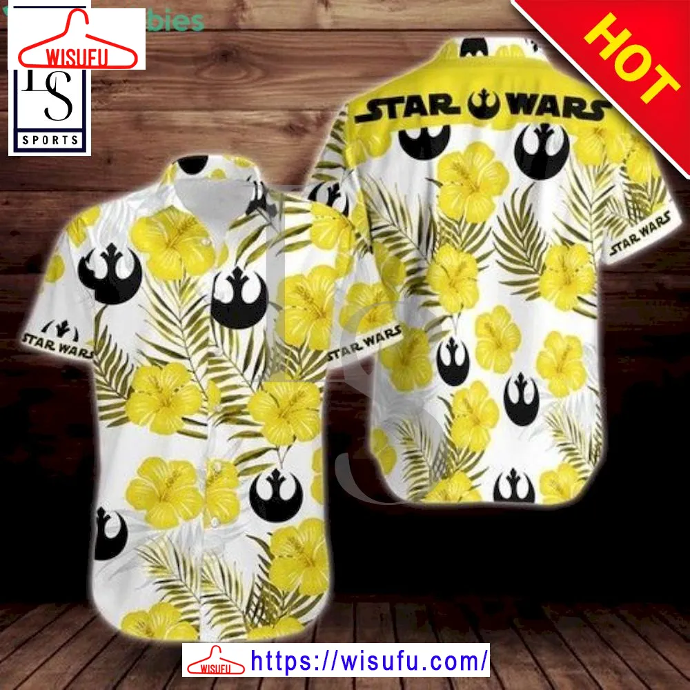 Star Wars Tropical Flower Hawaiian Shirt, New Fashion Gifts