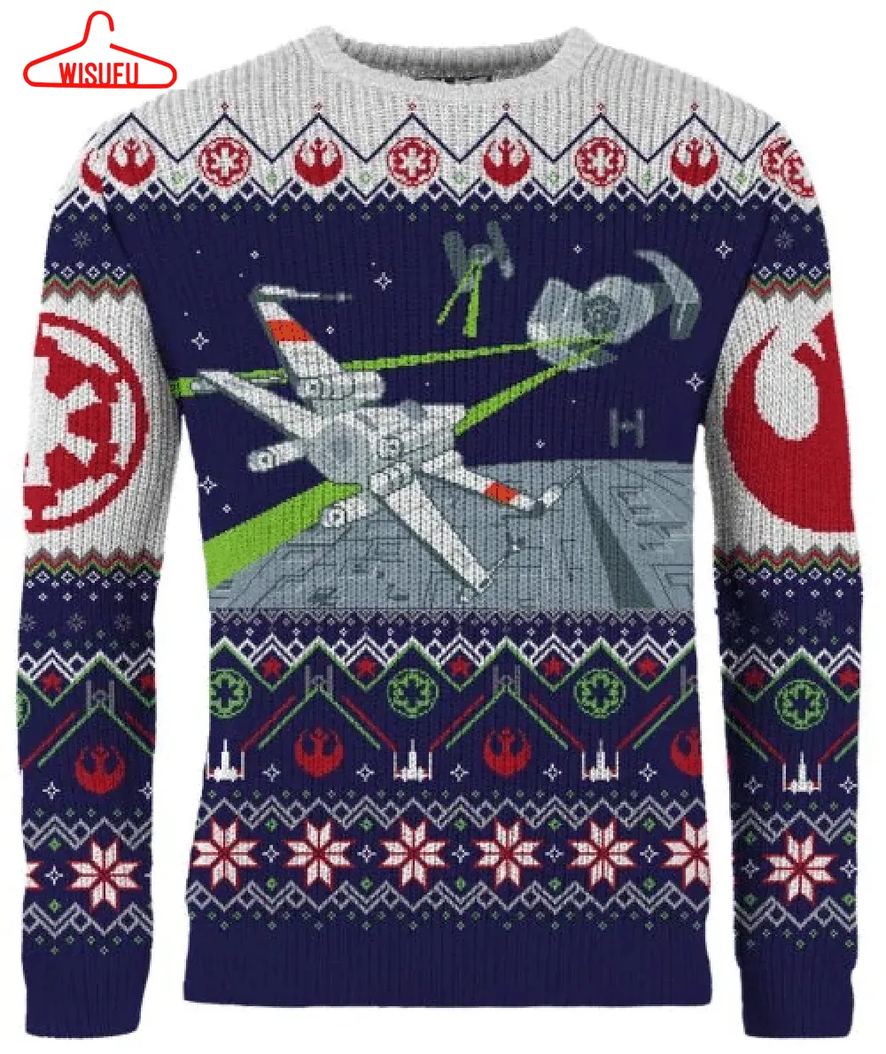 Star Wars X-wing V Tie Fighter Christmas Sweater,star Wars Christmas Gift,star Wars Christmas Shirt