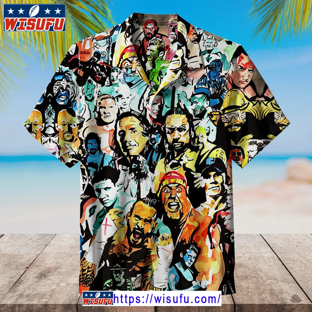 Star Wrestler -universal Hawaiian Shirt