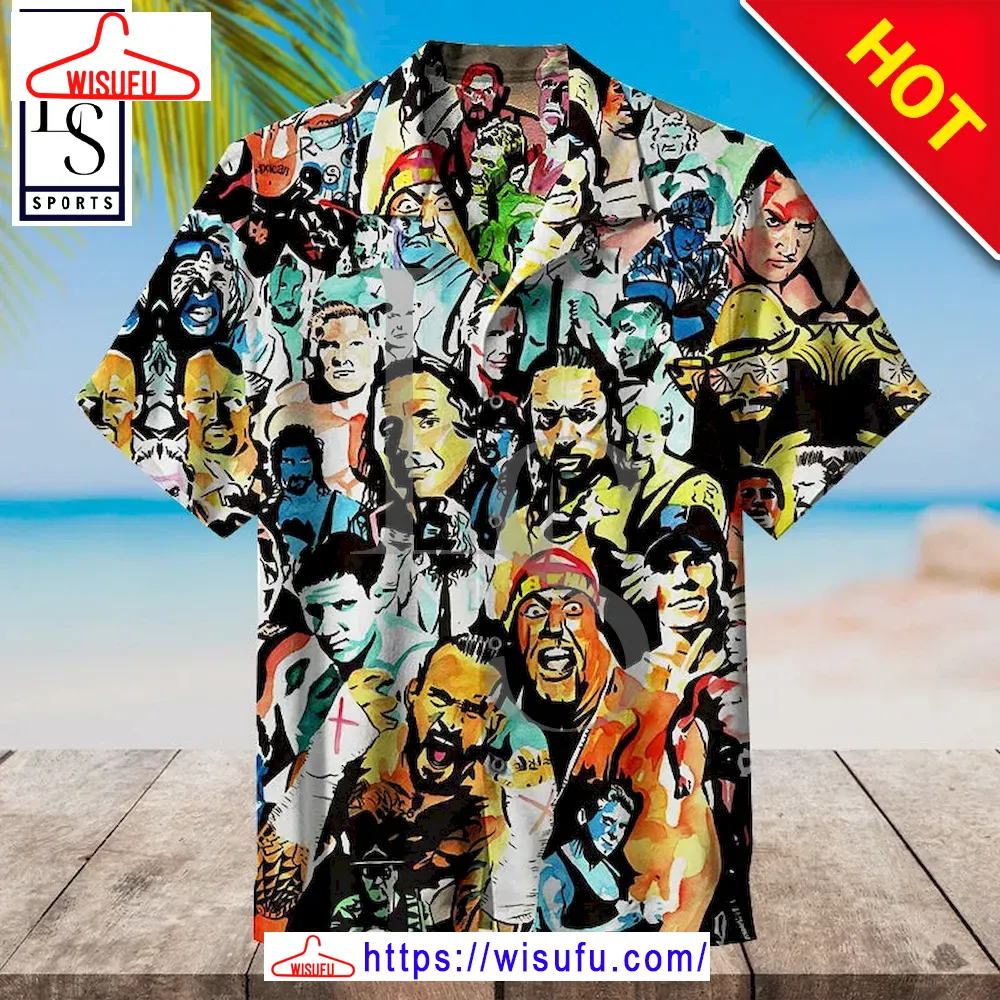 Star Wrestler Hawaiian Shirt, New Fashion Gifts