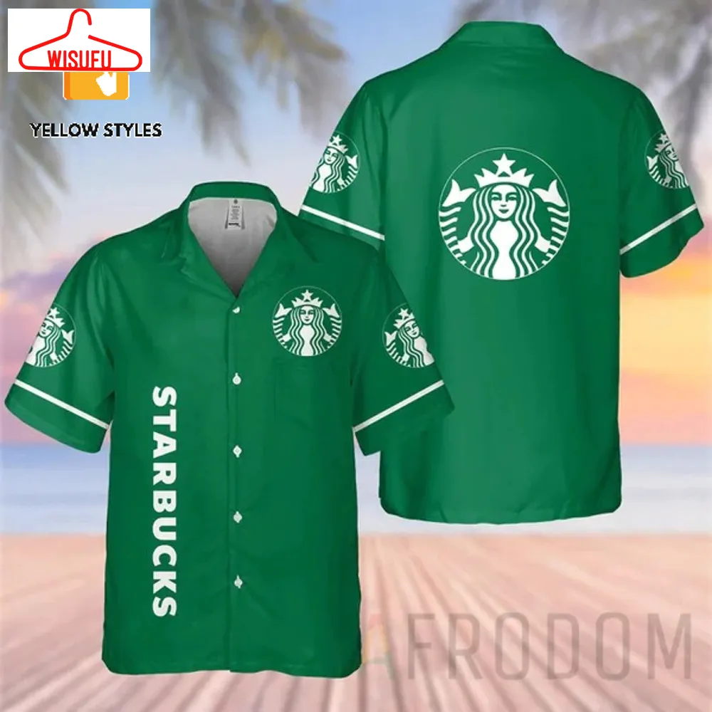 Starbucks Green Hawaii Shirt, New Fashion Gifts