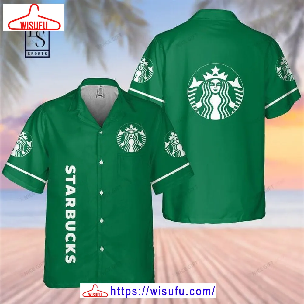 Starbucks Hawaiian Shirt, New Fashion Gifts