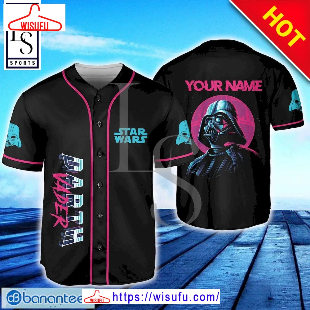 Starwar Darth Vader Custom Name Baseball Jersey, New Fashion Gifts