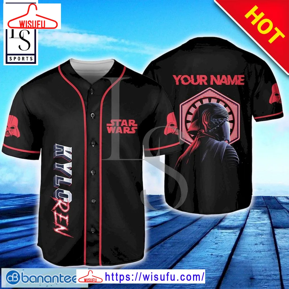 Starwar Kylorren Custom Name Baseball Jersey, New Fashion Gifts