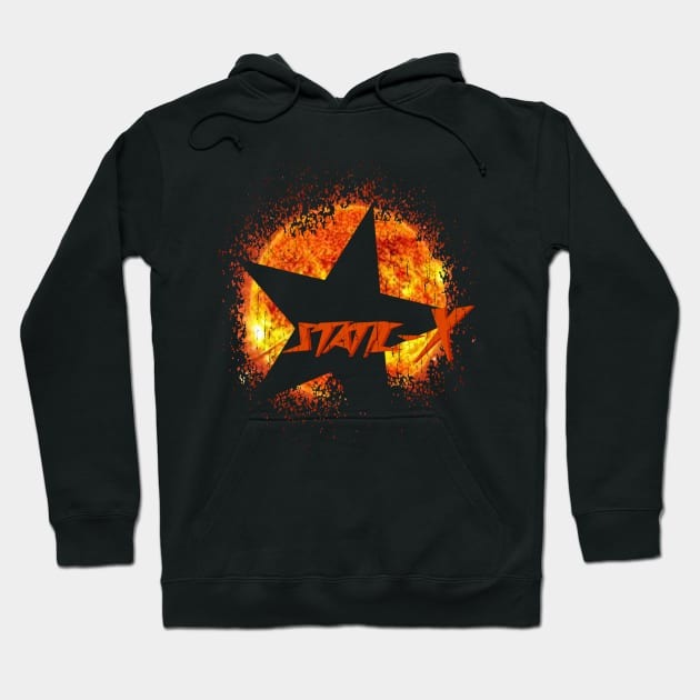 Static-X sun star fall vintage Hoodie