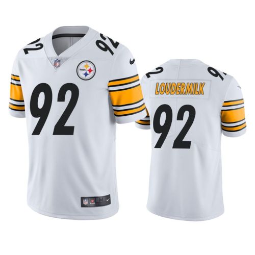 Steelers Isaiahh Loudermilk 92 Vapor White Jersey Men's