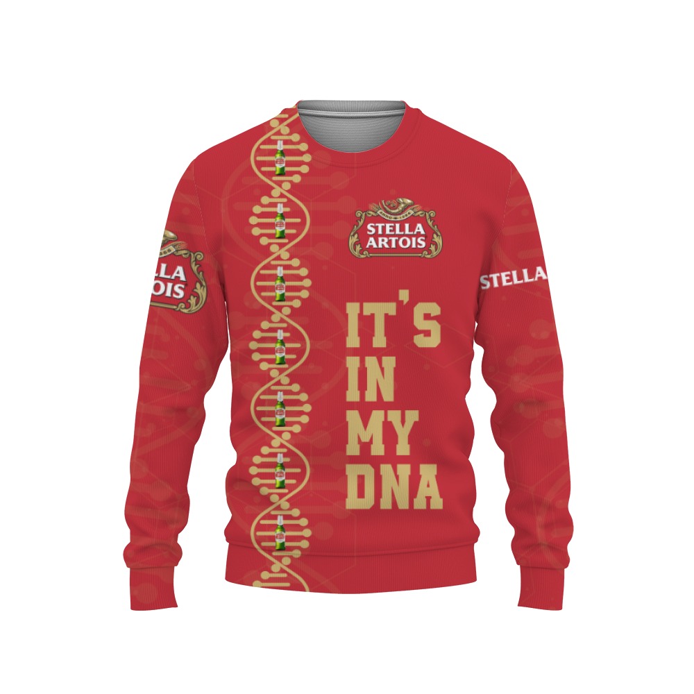 Stella Artois Beers It's In My DNA-3D Sweatshirt