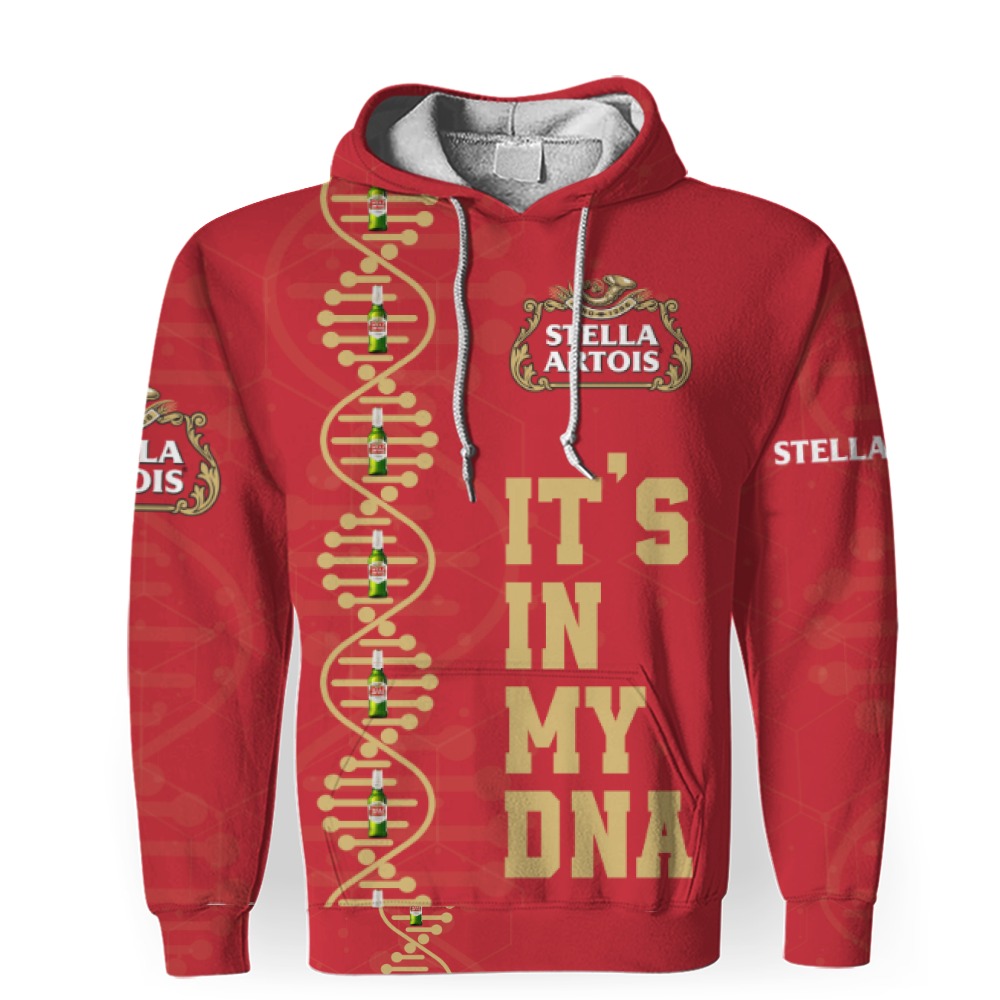 Stella Artois Beers It's In My DNA-3D Unisex Hoodie