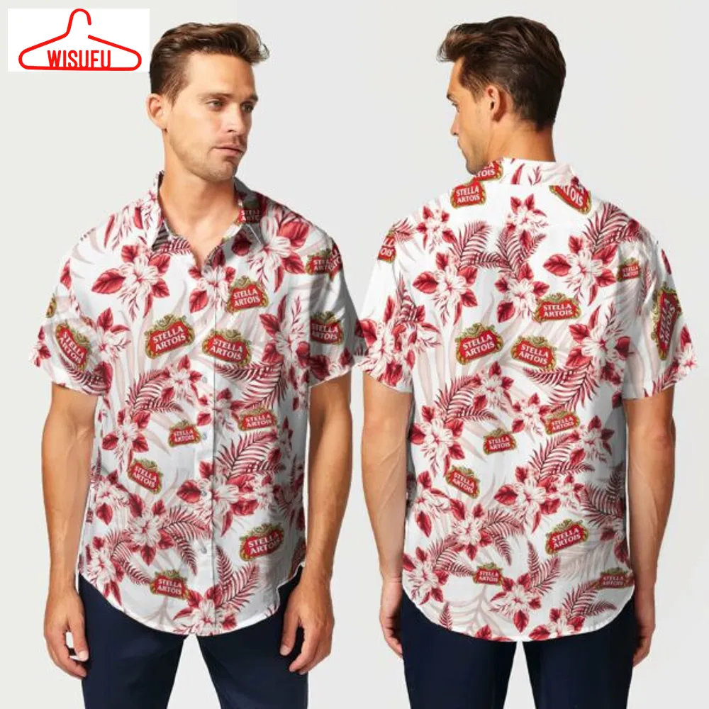 Stella Artois Shirt, Stella Artois Hawaiian Casual Shirt, New Fashion Gifts