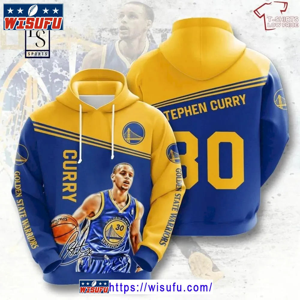 Stephen Curry 30 Golden State Warriors Hoodie 3d