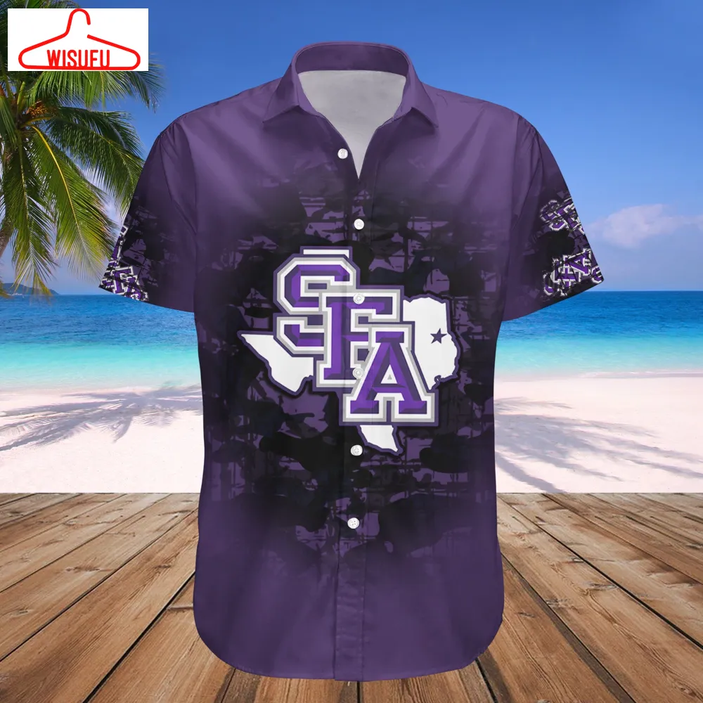 Stephen F. Austin Lumberjacks Camouflage Vintage Hawaiian Shirt, New Fashion Gifts