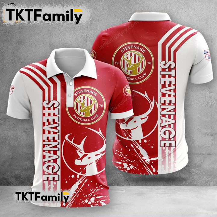 Stevenage Football Club 3D Polo Shirt TKT Familys