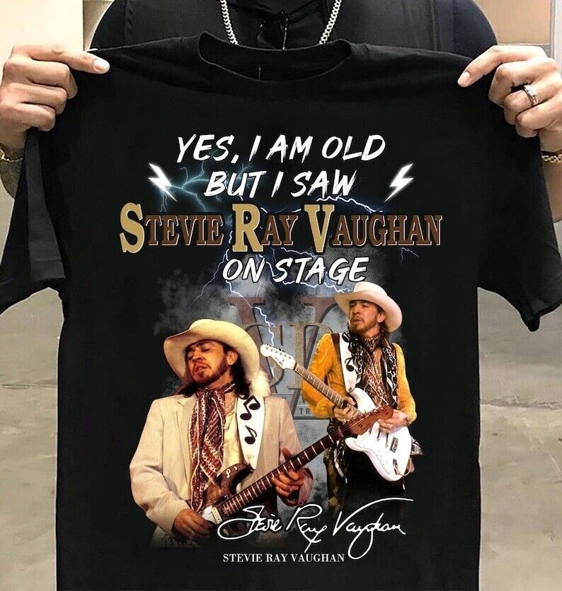 Stevie Ray Vaughan T-Shirt, Stevie Ray Vaughan Signature Graphic Tee