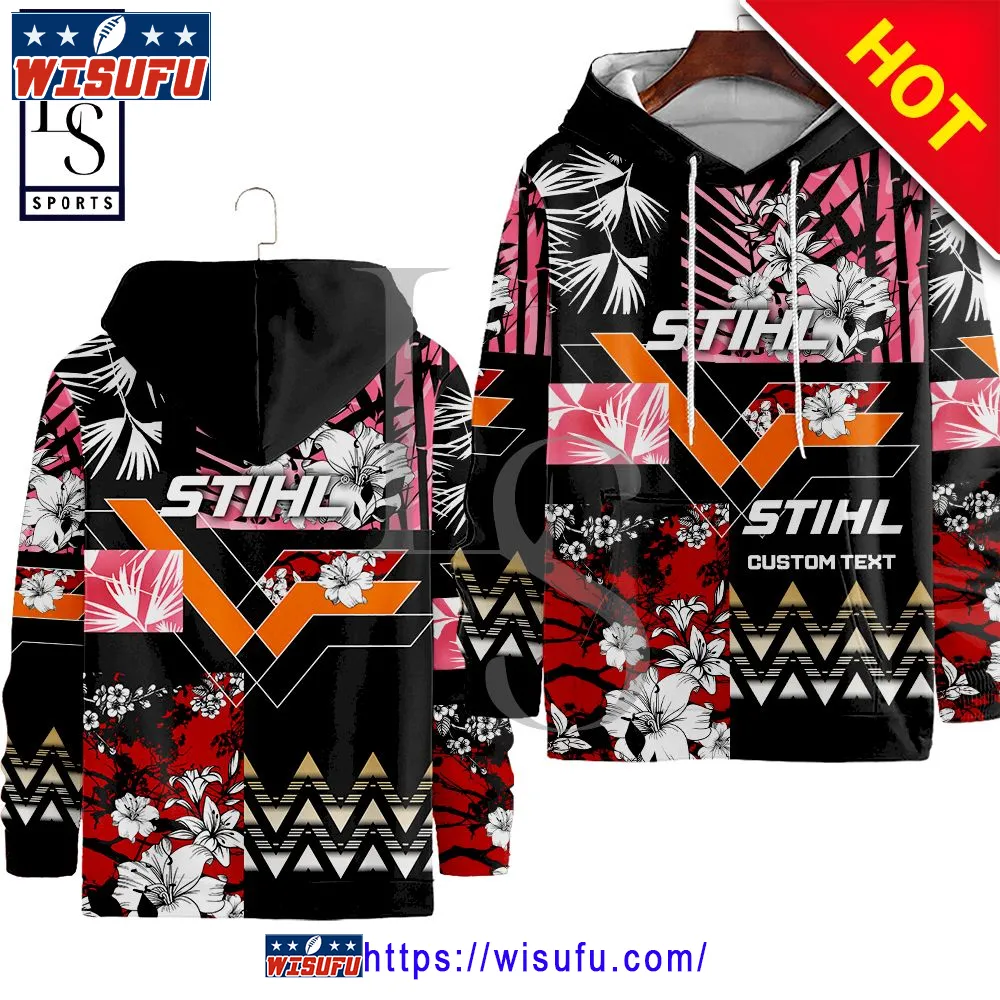 Stihl Nature Custom Name Hoodie