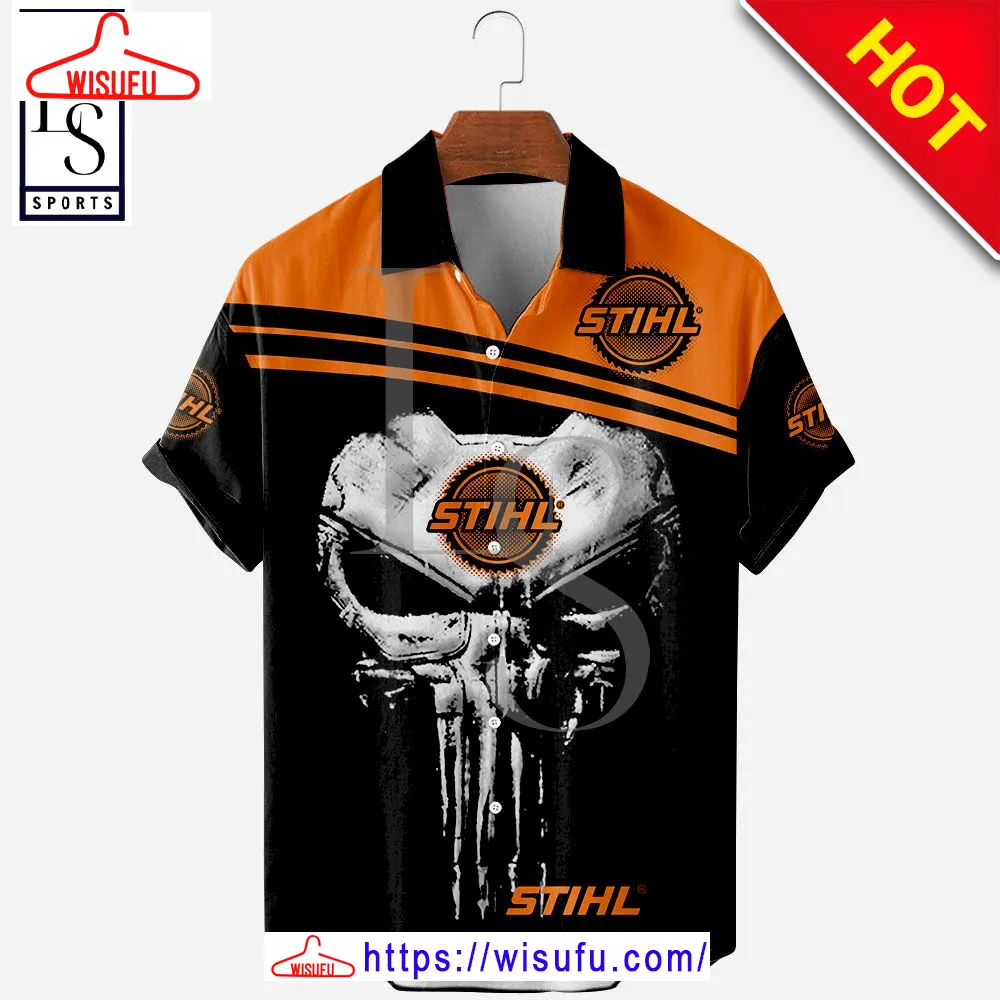 Stihl The Punisher Hawaiian Shirt, New Fashion Gifts