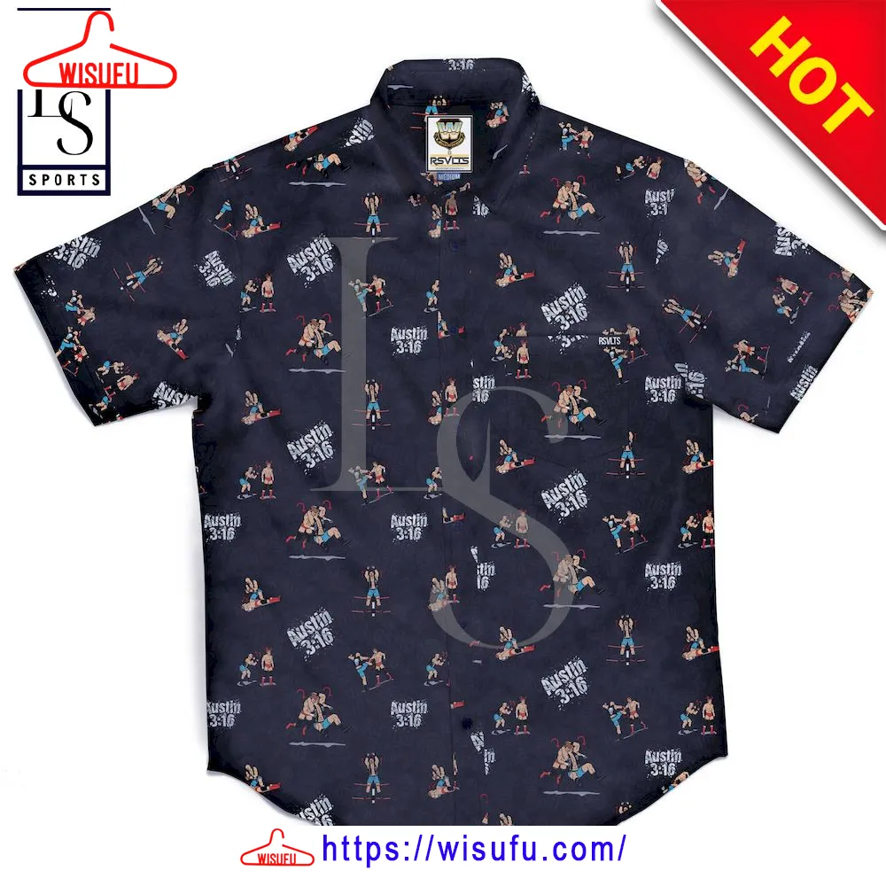 Stone Cold Steve Austin Kunuflex Hawaiian Shirt, New Fashion Gifts