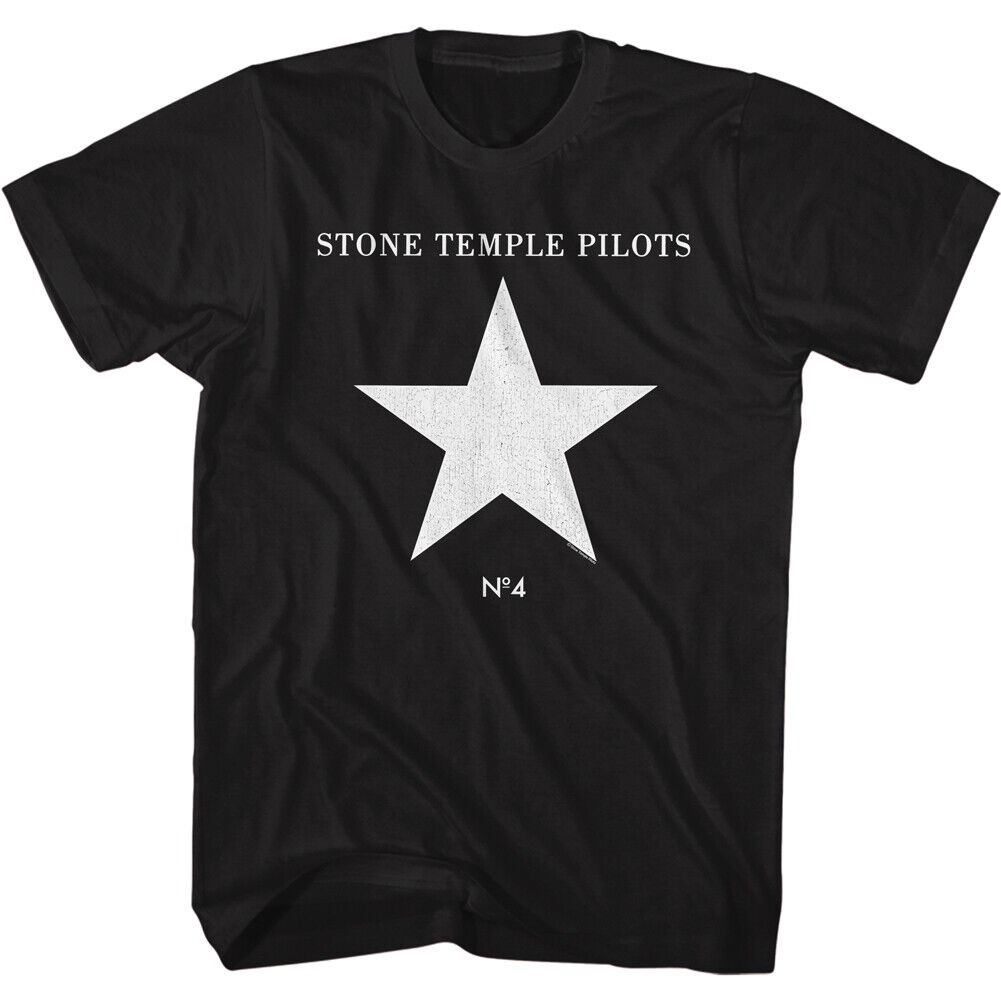 Stone Temple Pilots No 4 Album Cover Men's T Shirt Rock Band Music Merch