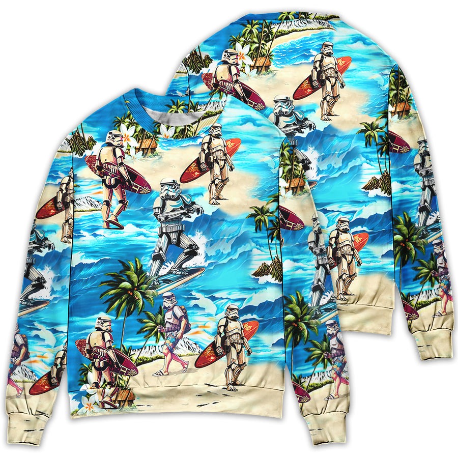 Stormtrooper Starwars Surfing - Sweater