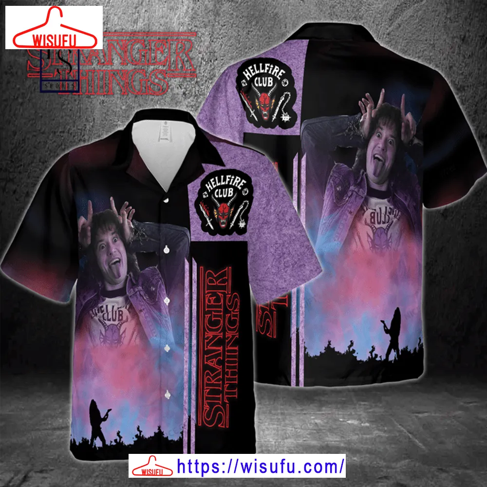 Stranger Things Eddie Munson Hawaiian Shirt, New Fashion Gifts