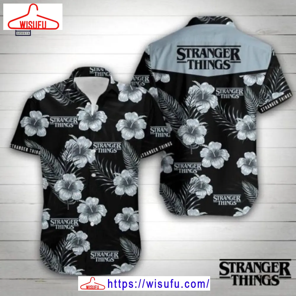 Stranger Things Floral Hawaiian Shirt, New Fashion Gifts