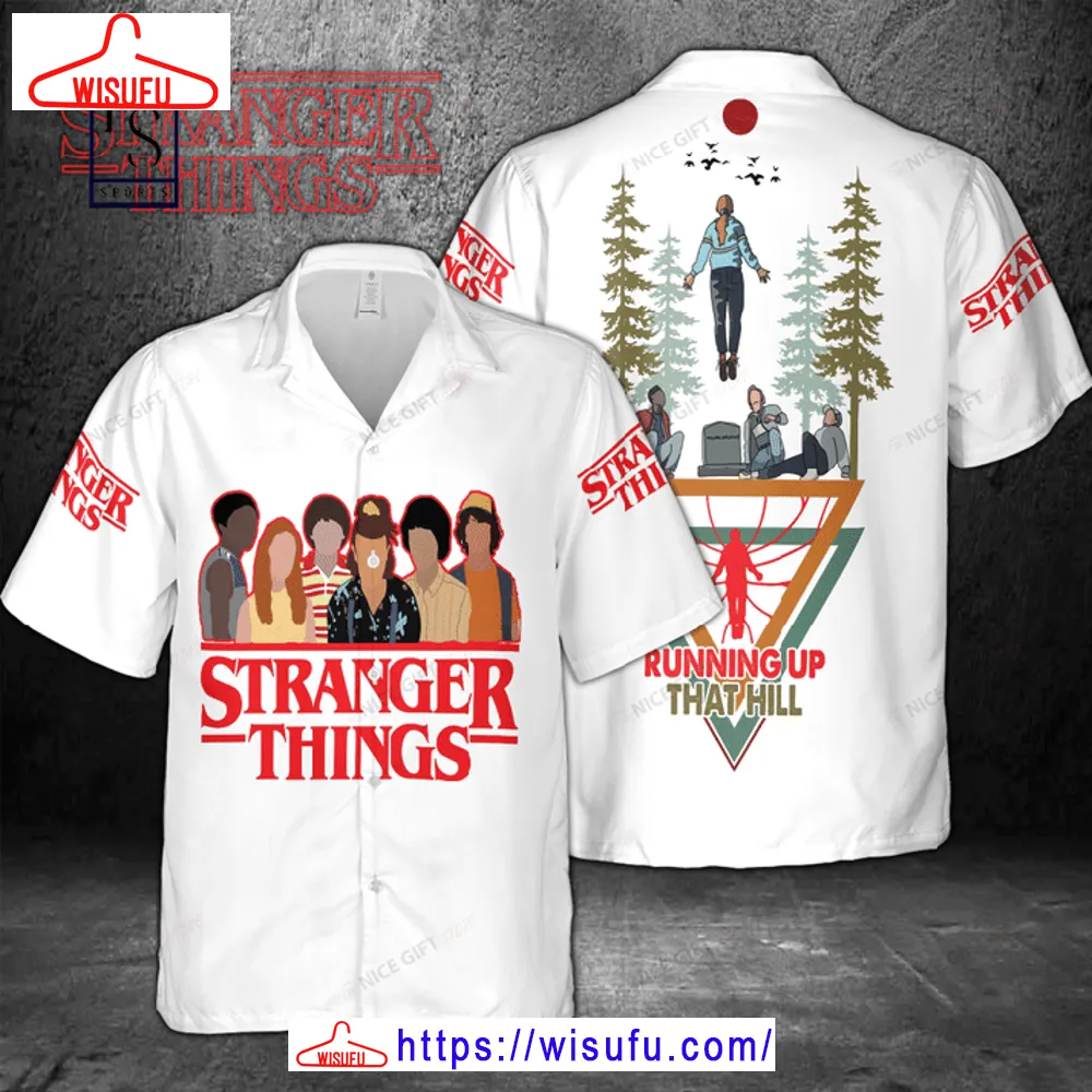 Stranger Things Running Up Hawaiian Shirt, New Fashion Gifts