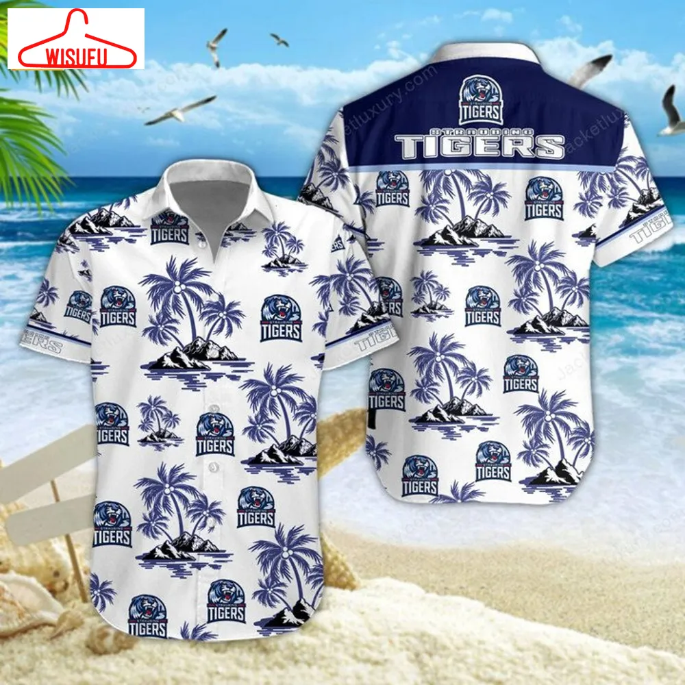 Straubing Tigers Del Hawaiian Shirt And Short, New Fashion Gifts