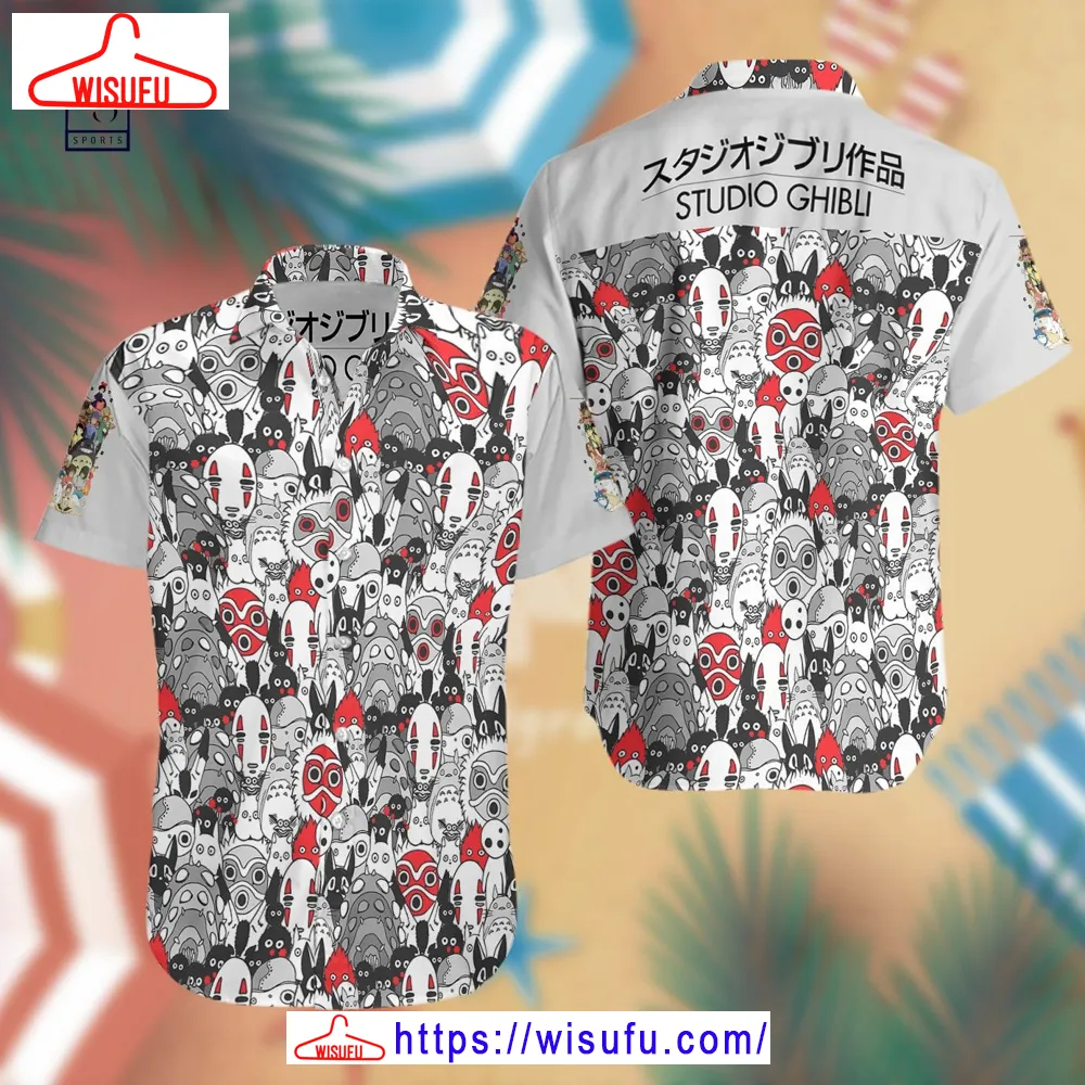 Studio Ghibli Summer Hawaiian Shirt, New Fashion Gifts