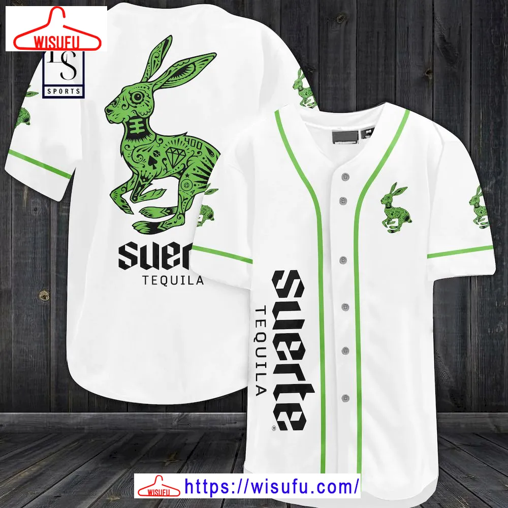 Suerte Tequila Baseball Jersey, New Fashion Gifts