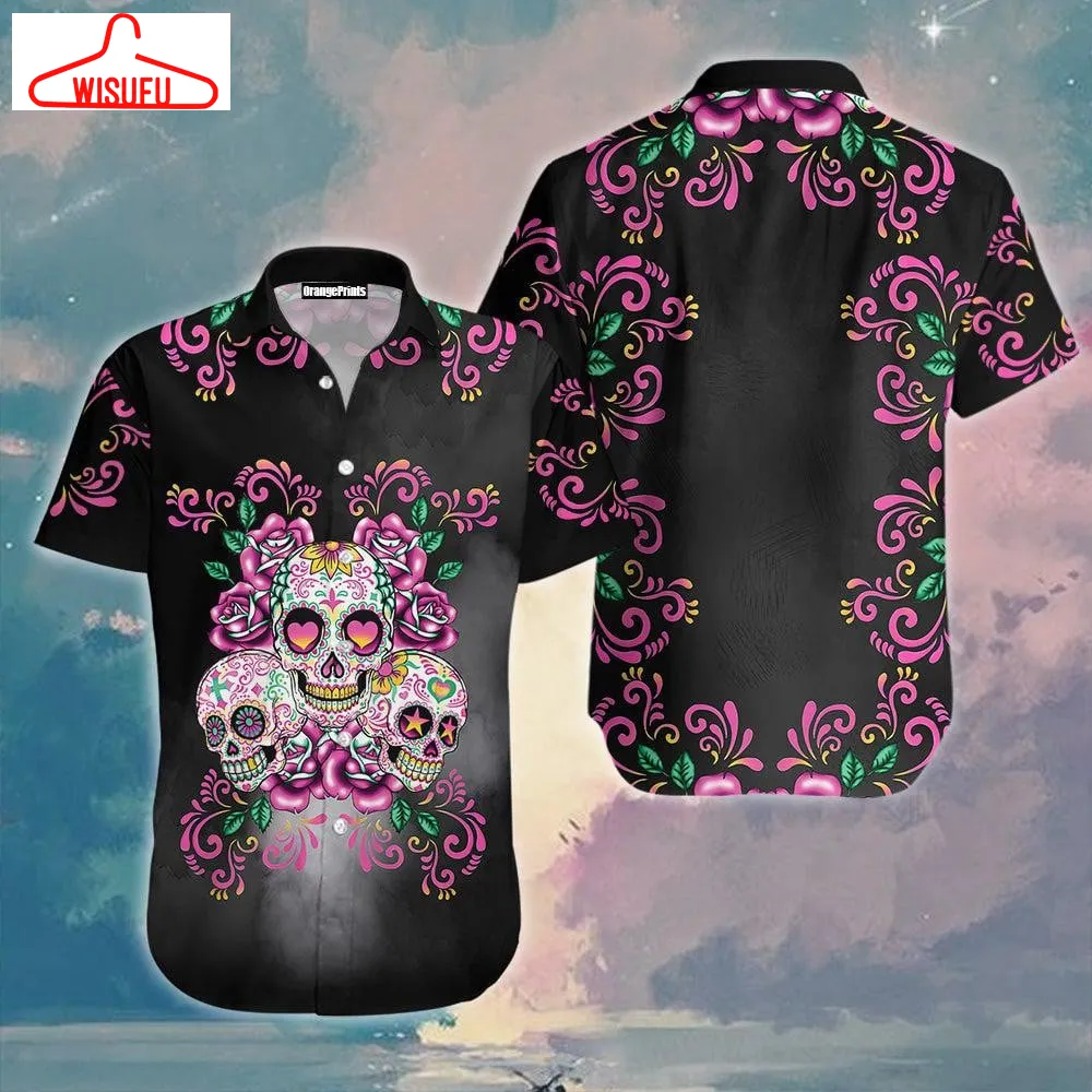 Sugar Skull Hawaiian Shirt