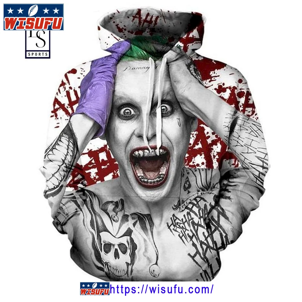 Suicide Squad Joker 3d Hoodie