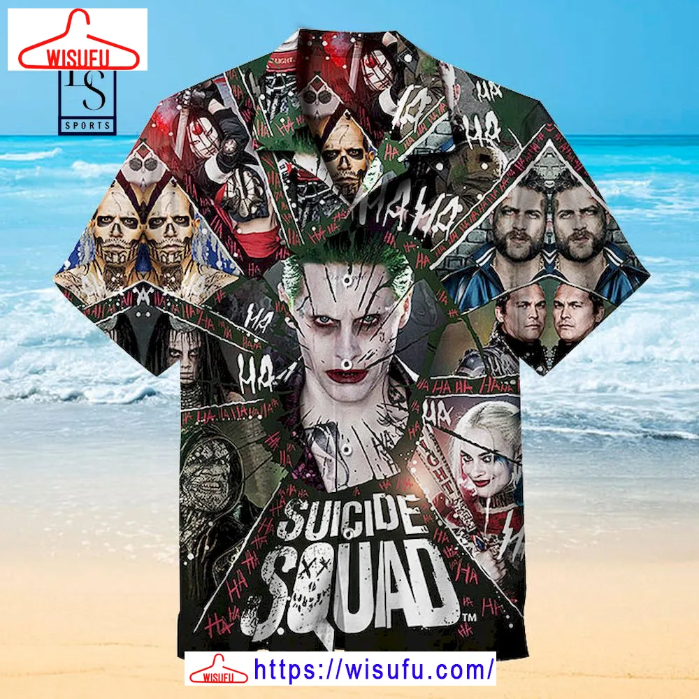 Suicide Squad Joker Ha Ha Ha Hawaiian Shirt, New Fashion Gifts