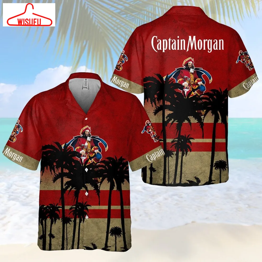 Summer Vibes Captain Morgan Hawaii Shirt, New Fashion Gifts