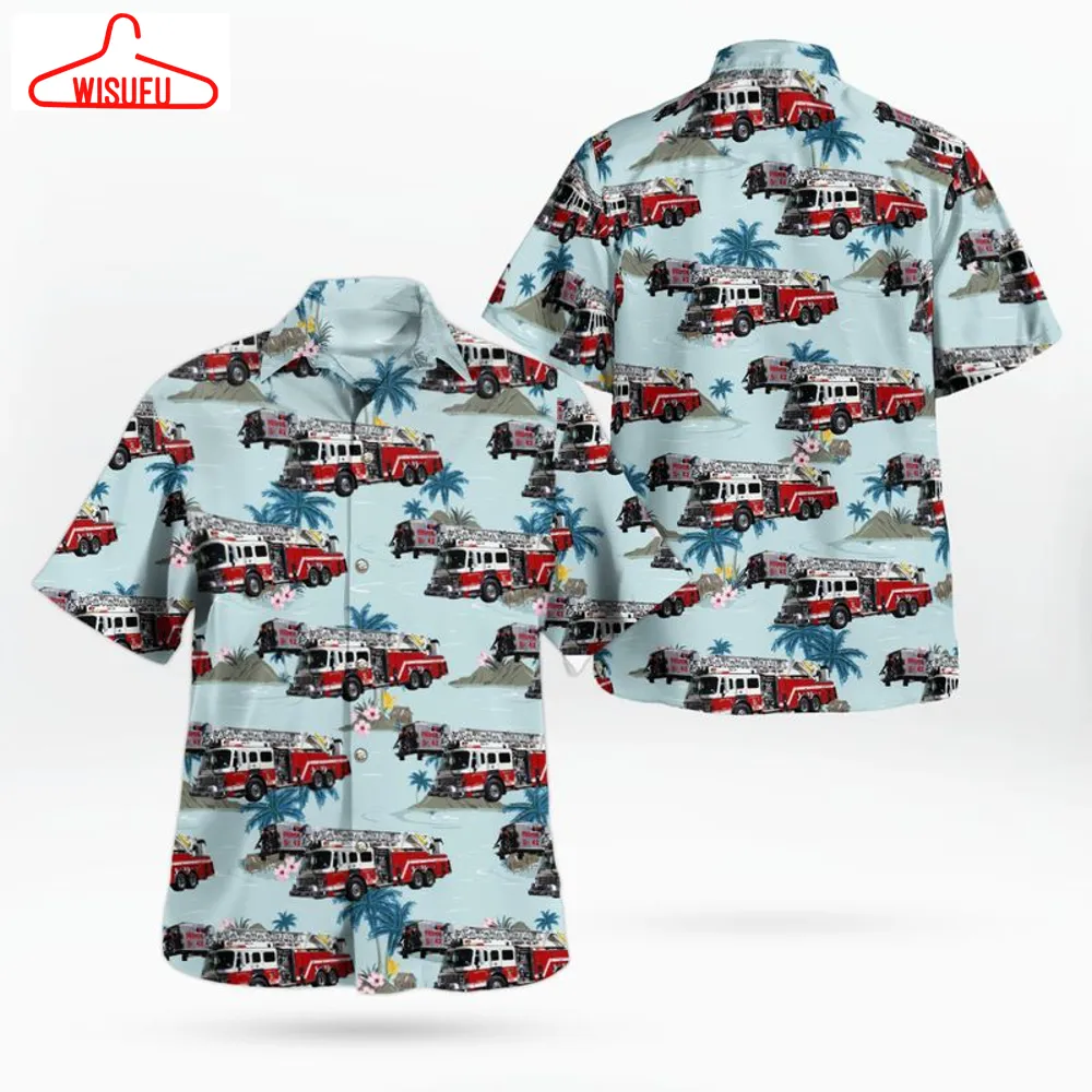 Sunbury Pennsylvania Tower 54 - Americus Hose Company Hawaiian Shirt, New Fashion Gifts