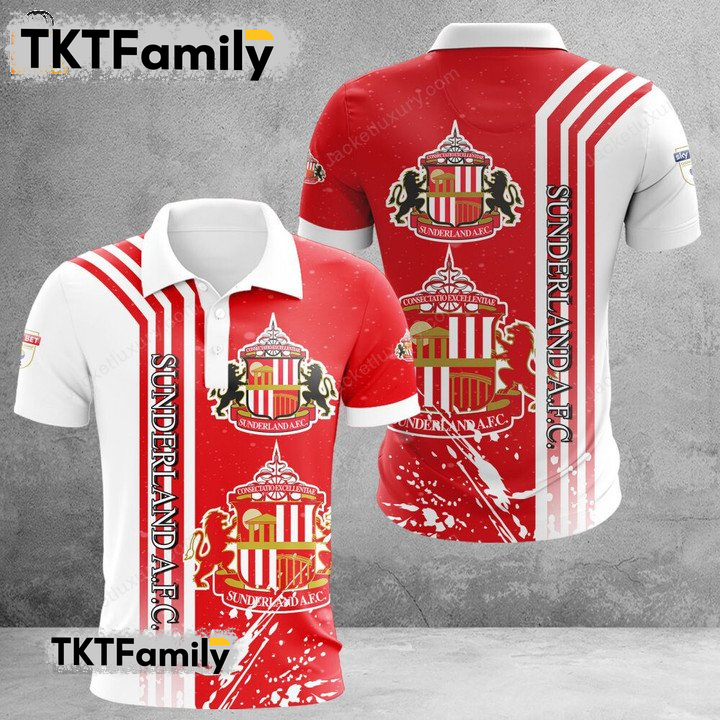 Sunderland A.F.C 3D Polo Shirt TKT Familys