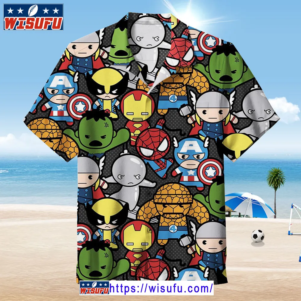 Super Hero -unise-x Hawaiian Shirt