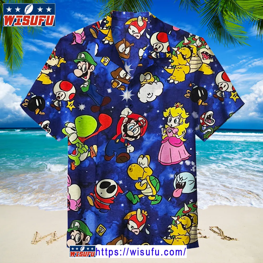 Super Mario - Unise-x Hawaiian Shirt