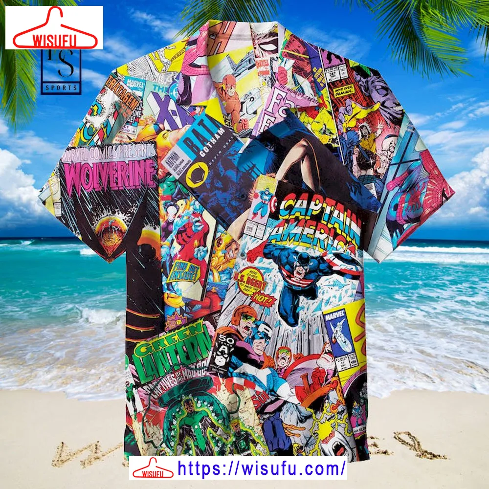 Superhero Marvel Dc Comics Hawaiian Shirt, New Fashion Gifts