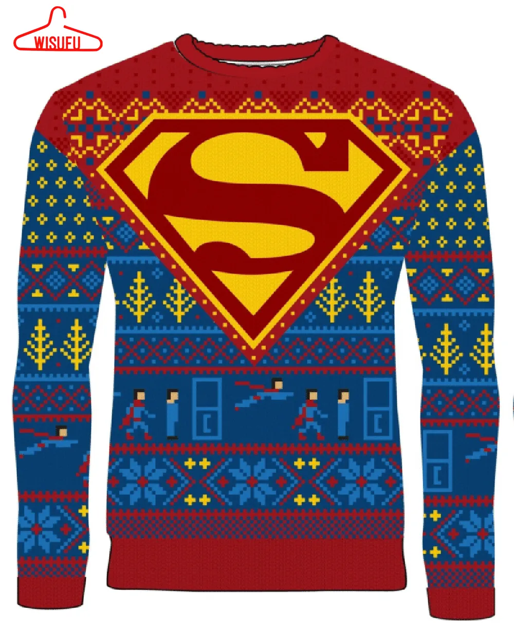 Superman Merry Christmas Ugly Sweater, Superman Christmas Gift, Superman Christmas Shirt