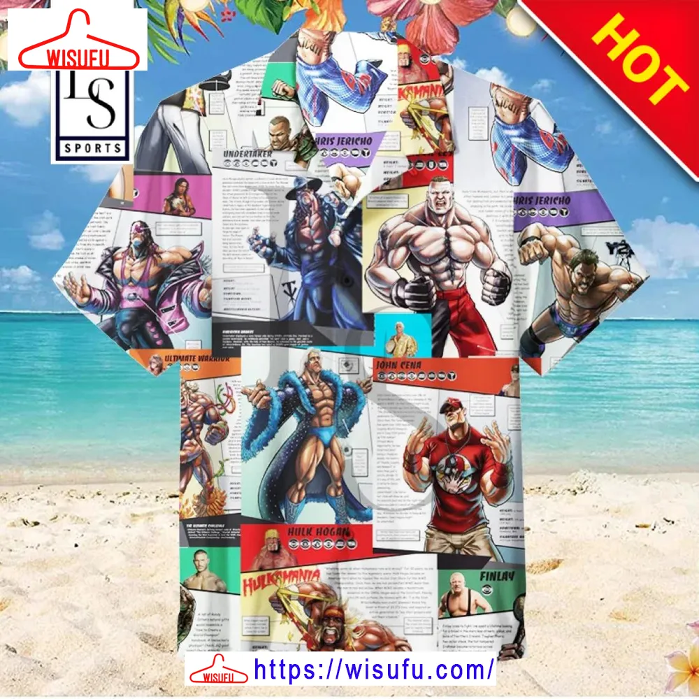 Superstars Wwe Hawaiian Shirt, New Fashion Gifts