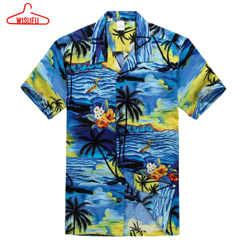 Surfing And Palm Tree Hawaiian Shirt - For Men & Women - New Winter Fashion Shirt Gift For Family, New Fashion Gifts