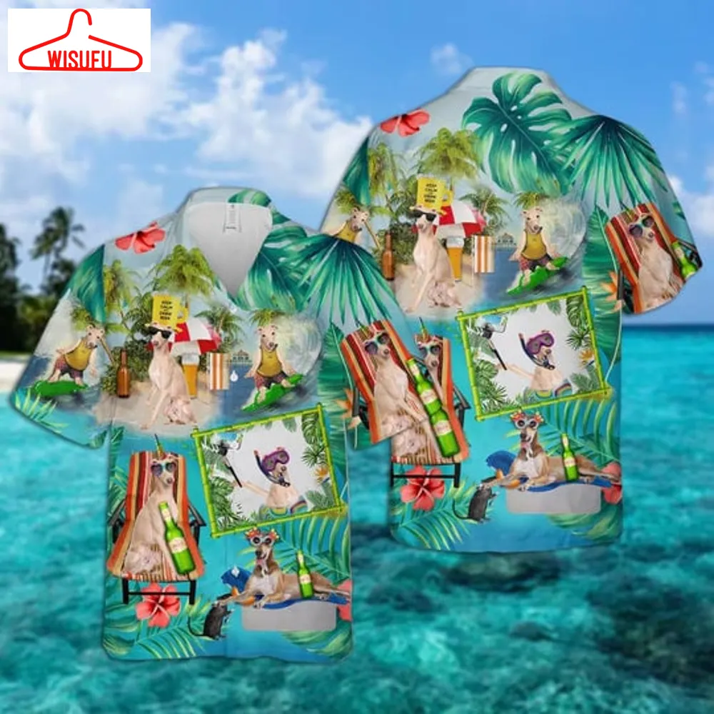 Surfing Dog Hawaiian Shirt