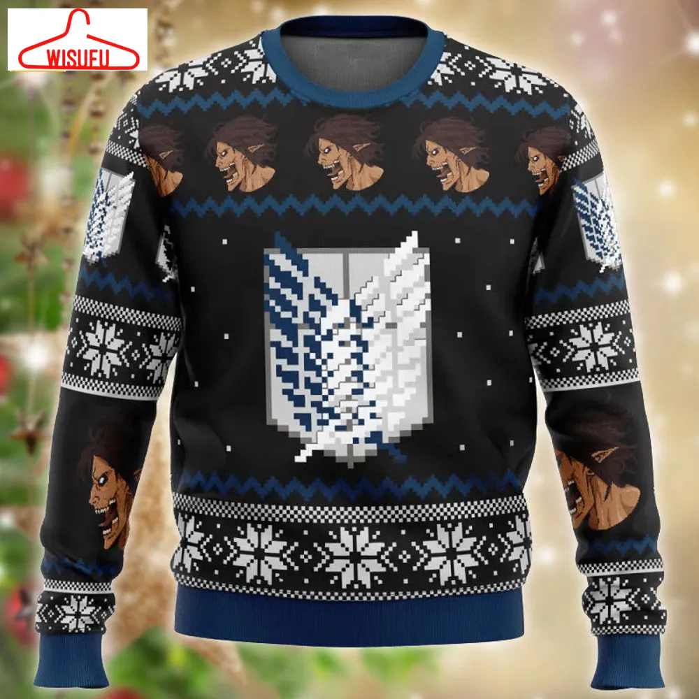 Survery Corps Attack On Titan Ugly Sweater