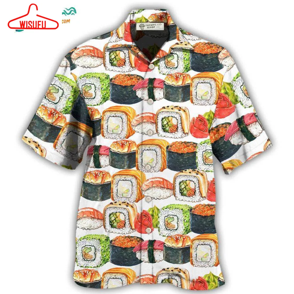 Sushi Basic Colorful Hawaiian Shirt- Wisufu Aloha