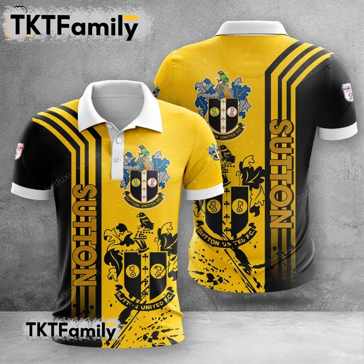 Sutton United 3D Polo Shirt TKT Familys