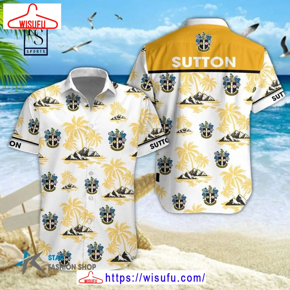 Sutton United Fc Hawaiian Shirt, New Fashion Gifts